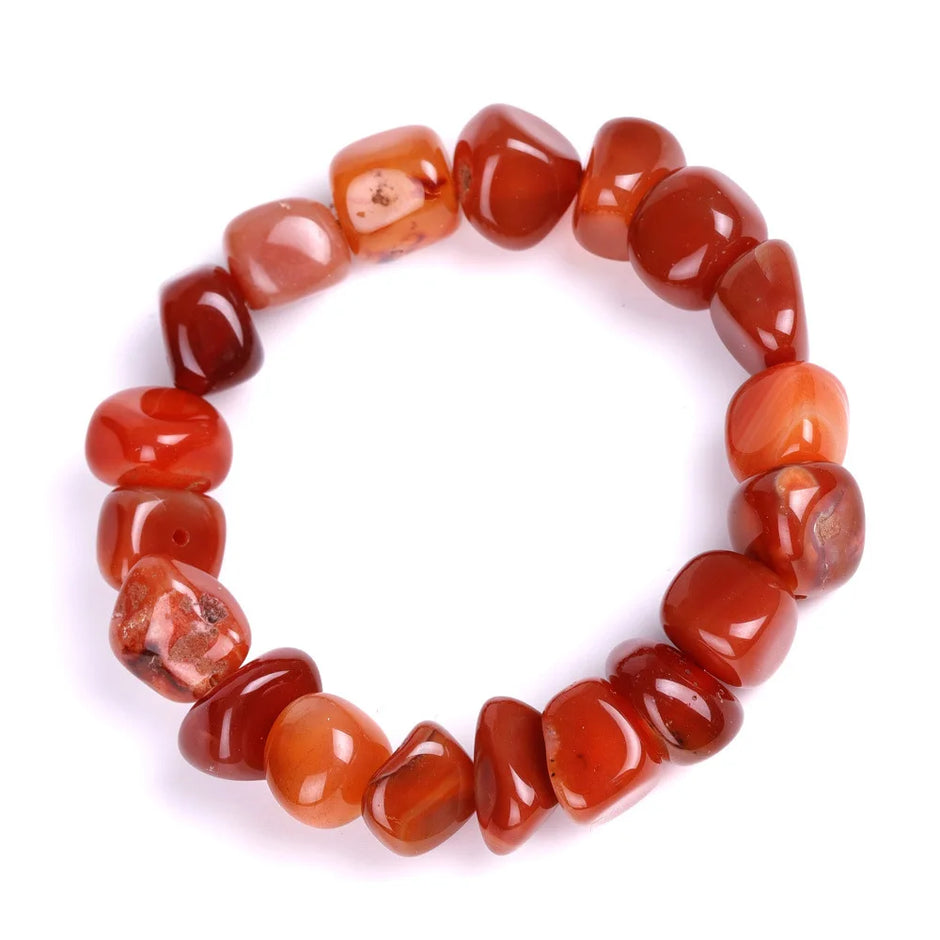 DIEZI Yoga Ethnic Multicolor Natural Irregular Stone Beads Strand Bracelet For Men Women Handmade 7 Chakra Bracelets Bangle Men