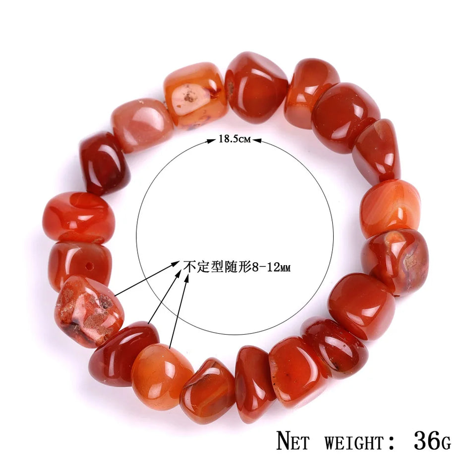 DIEZI Yoga Ethnic Multicolor Natural Irregular Stone Beads Strand Bracelet For Men Women Handmade 7 Chakra Bracelets Bangle Men