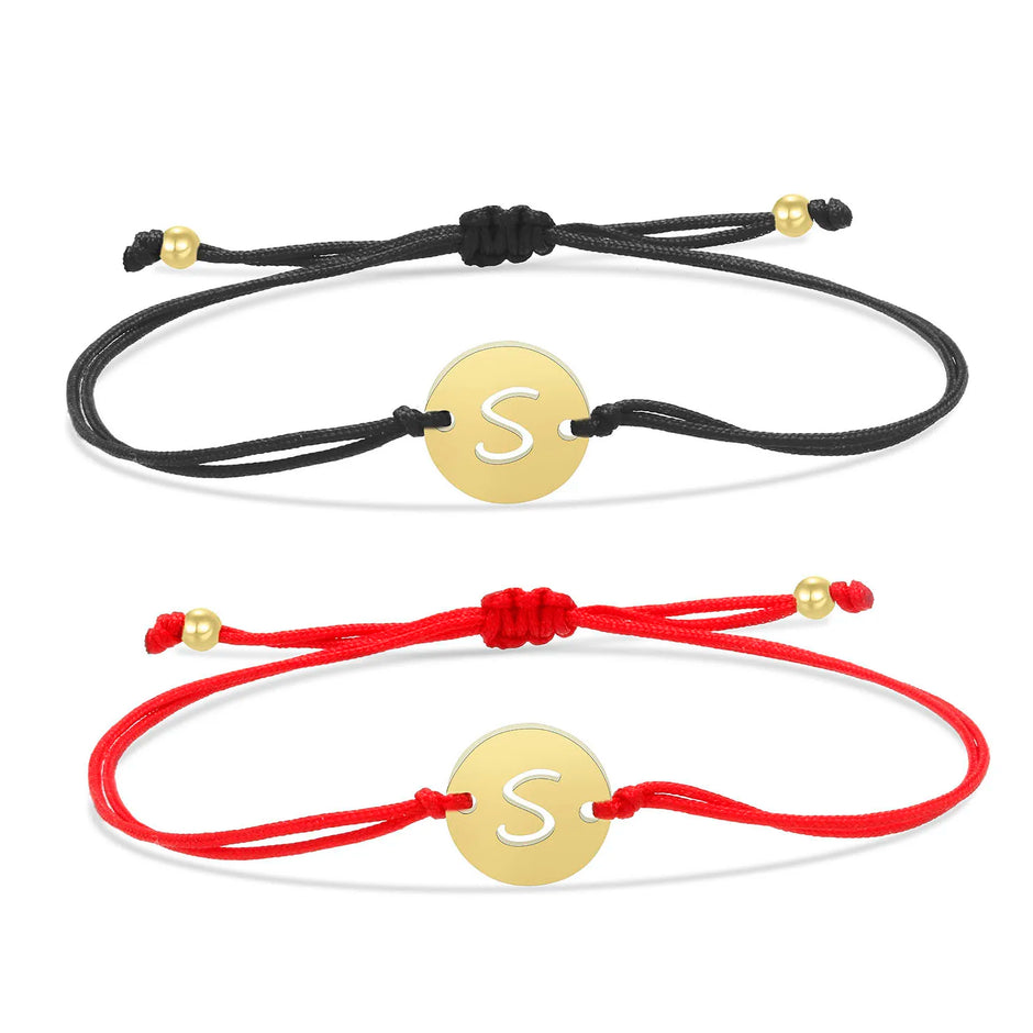 Ten Ball Gold-plated Brass Tibetan Buddhist Lucky Knot Macrame Bracelet Women 2024 New Fashion Red Black String Jewelry Present