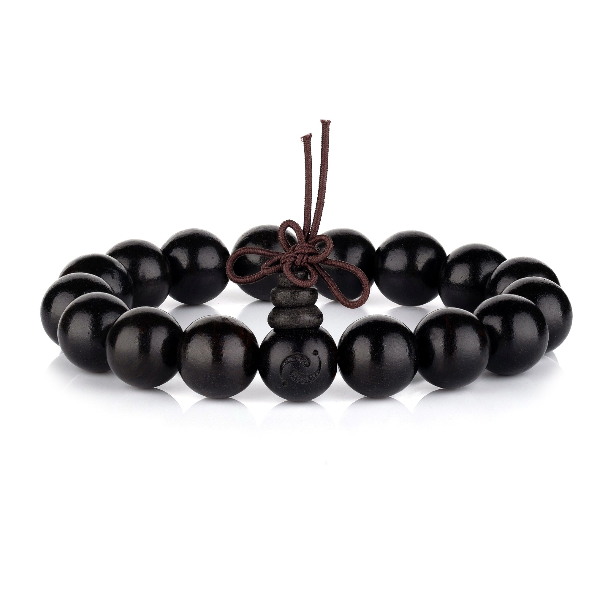 玄墨·乌木祝福手链 | 17颗护身珠 高僧祝福 五行辟邪