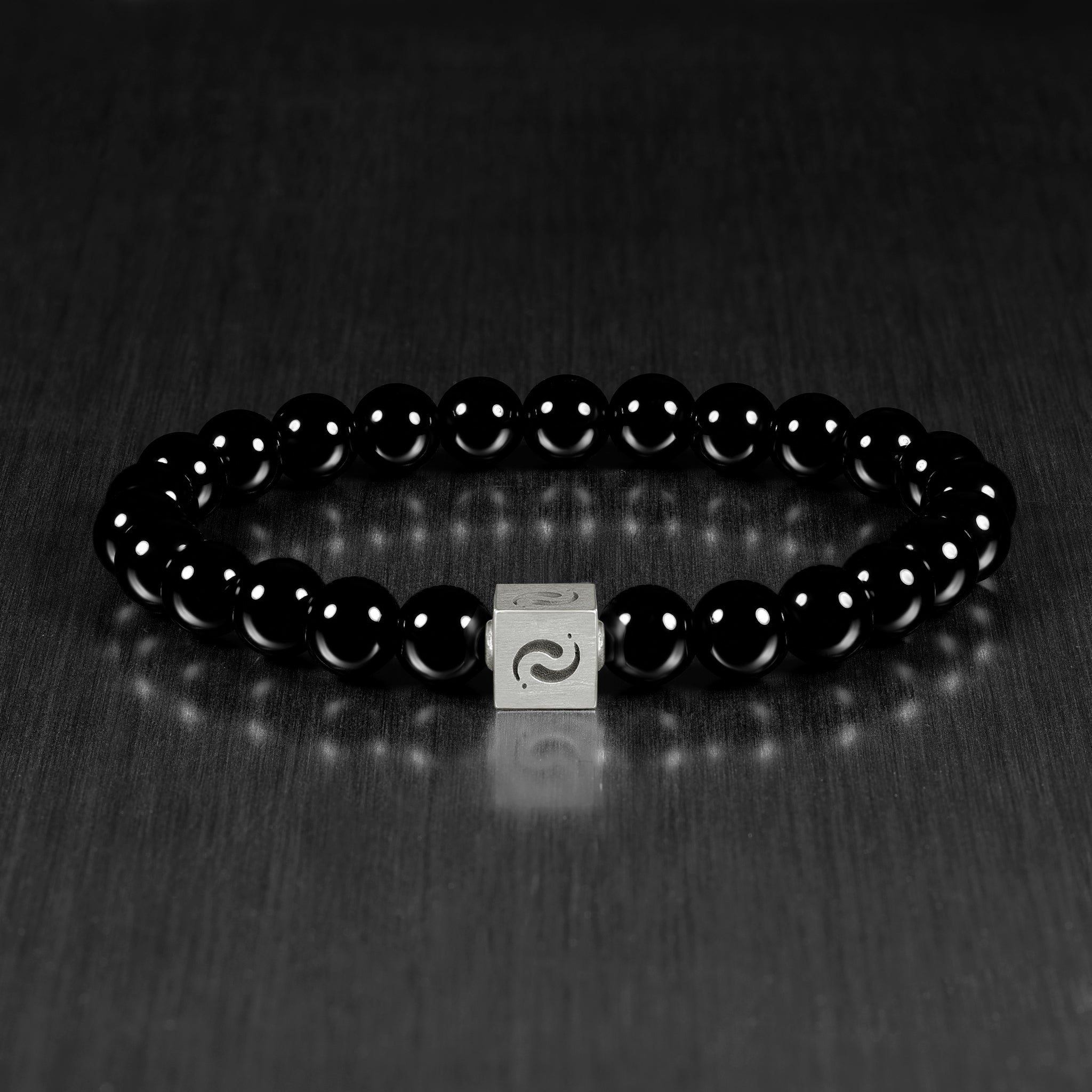 墨玉·黑玛瑙祝福手链｜26颗守护圣石 高僧加持 辟邪招财