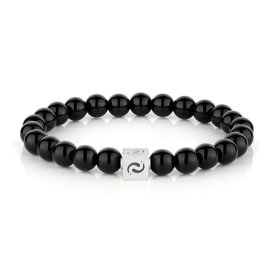 墨玉·黑玛瑙祝福手链｜26颗守护圣石 高僧加持 辟邪招财