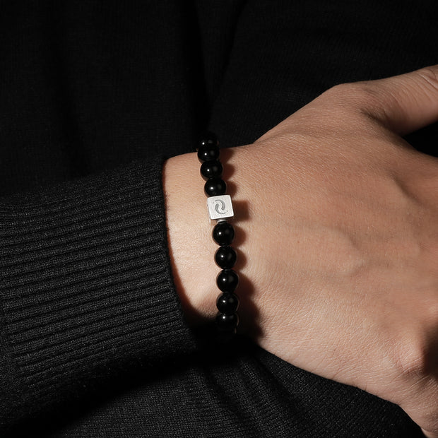 墨玉·黑玛瑙祝福手链｜26颗守护圣石 高僧加持 辟邪招财