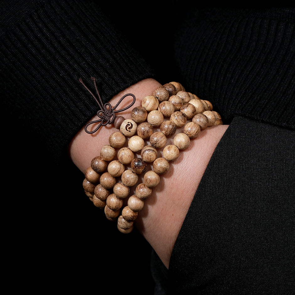 禅韵·越南沉香小斑木祝福念珠｜108颗修行圣珠 高僧加持 安神聚气