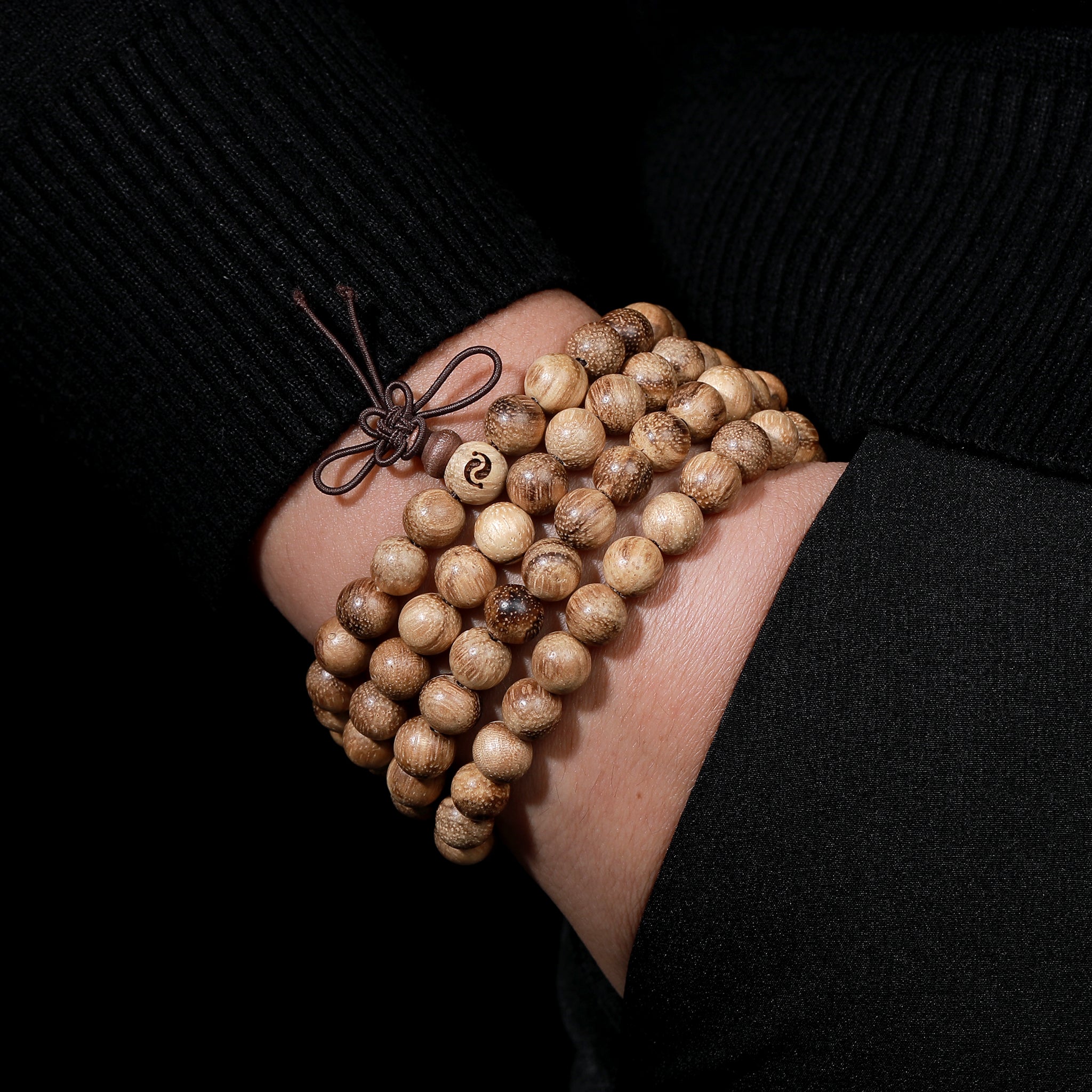 禅韵·越南沉香小斑木祝福念珠｜108颗修行圣珠 高僧加持 安神聚气