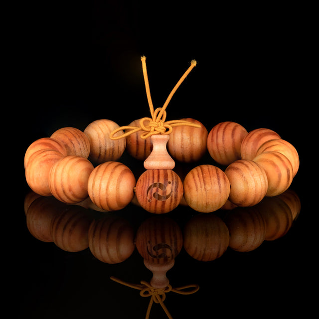 御龙·帝王血龙木祝福手链｜15颗至尊龙珠 高僧赐福 五行旺运