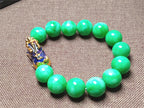 Green Jade Pixiu Bracelet - Abundance & Protection