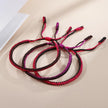 Handmade Tibetan Buddhist Braided Bracelet & Bangle Adjustable Knot Lucky Original Nylon Rope Mixed Color Women Men Bracelets