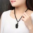 Black Obsidian Pixiu Necklace - Wealth Protection