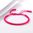 Handmade Tibetan Buddhist Braided Bracelet & Bangle Adjustable Knot Lucky Original Nylon Rope Mixed Color Women Men Bracelets