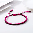 Handmade Tibetan Buddhist Braided Bracelet & Bangle Adjustable Knot Lucky Original Nylon Rope Mixed Color Women Men Bracelets