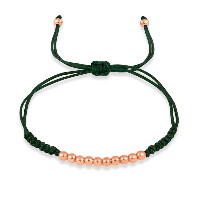 Ten Ball Gold-plated Brass Tibetan Buddhist  Lucky Knot Macrame Bracelet Women 2024 New Fashion Red Black String Jewelry Present