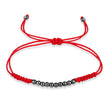 Ten Ball Gold-plated Brass Tibetan Buddhist  Lucky Knot Macrame Bracelet Women 2024 New Fashion Red Black String Jewelry Present