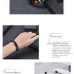 Trendy Braided Natural Stone Beads Bracelet Handmade Black Agate Tiger Eyes Bracelets Double Row Charm Yoga Jewelry Men Bangle