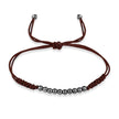 Ten Ball Gold-plated Brass Tibetan Buddhist  Lucky Knot Macrame Bracelet Women 2024 New Fashion Red Black String Jewelry Present