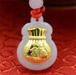 Jade Money Bag Necklace - Feng Shui Wealth Activator