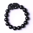 Black Obsidian Pixiu Bracelet - Wealth Protection
