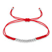 Ten Ball Gold-plated Brass Tibetan Buddhist  Lucky Knot Macrame Bracelet Women 2024 New Fashion Red Black String Jewelry Present