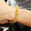 Double-Headed Golden Dragon Bracelet - Success & Fortune